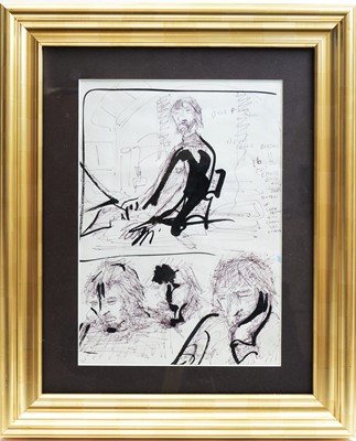 Lot 723 - Antoni Sulek (1951-1988)  - pen and ink