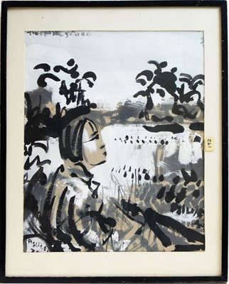 Lot 236 - Antoni Sulek (1951-1988) - gouache.
