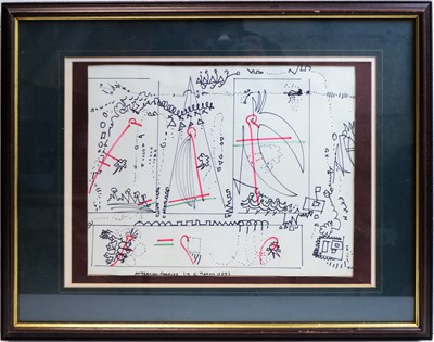 Lot 724 - Antoni Sulek (1951-1988) - pen and ink