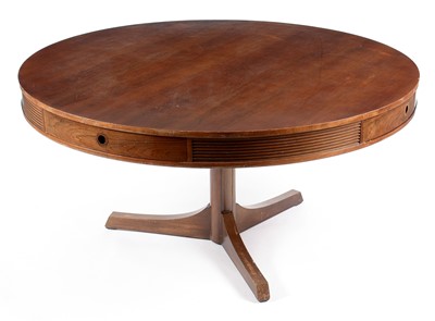 Lot 1082 - Robert Heritage for Archie Shine: a rosewood drum table.