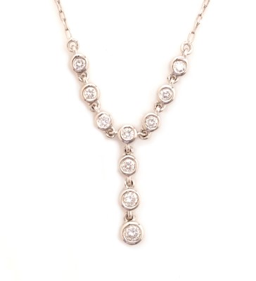 Lot 119 - A diamond necklace