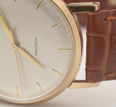 Lot 28 - A Rolex 9ct yellow gold cased Precision wristwatch