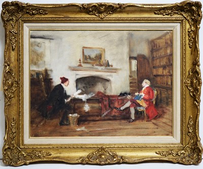 Lot 282 - Manner of Frank Moss Bennett - oil