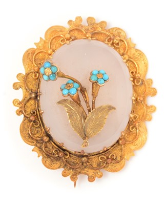 Lot 35 - A Victorian memoriam brooch