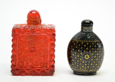 Lot 317 - Three Chinese snuff bottles