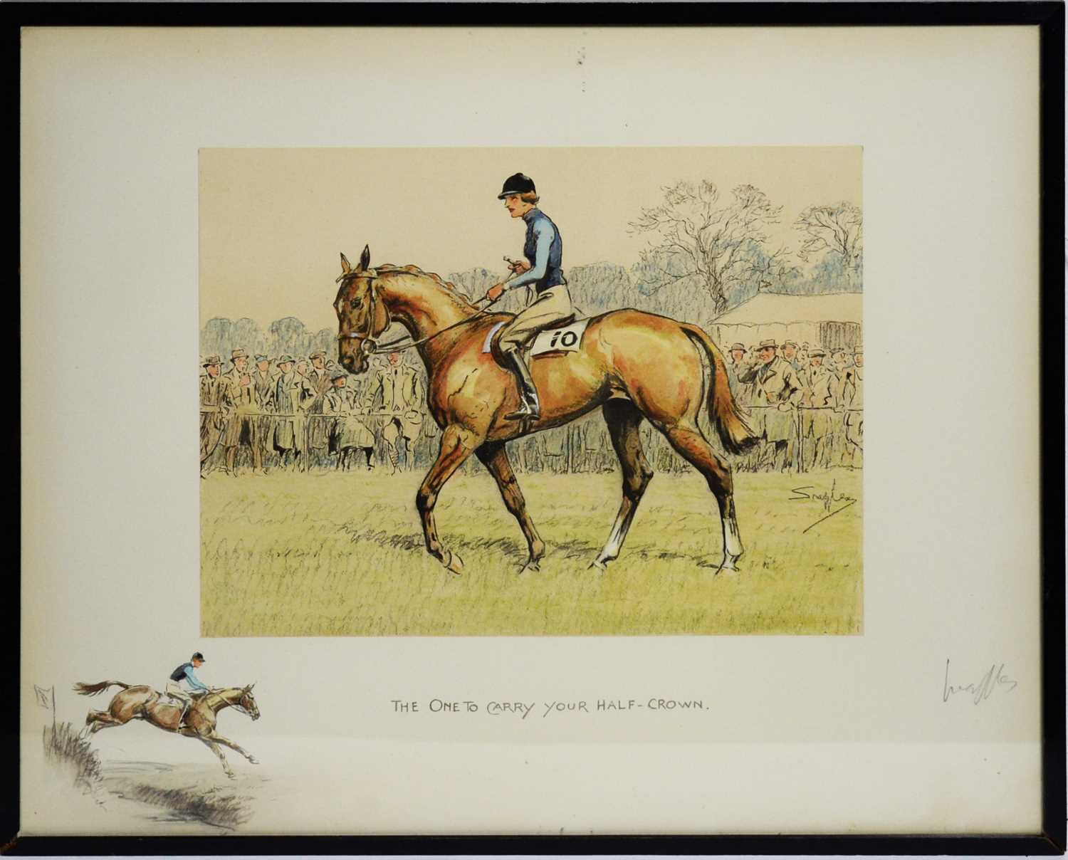 Lot 237 - "Snaffles" Charles Johnson Payne (1884-1967) - coloured photolighograph