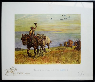 Lot 220 - Charles "Snaffles" Johnson Payne (1884–1967) - colour photolithograph