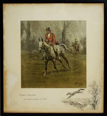 Lot 191 - Charles "Snaffles" Johnson Payne (1884-1967) - colour photolithograph