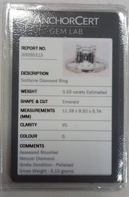 Lot 50 - A solitaire diamond ring