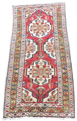 Lot 417 - A Heriz runner