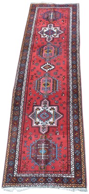 Lot 419 - A Heriz runner