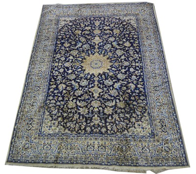 Lot 343 - A Nain rug