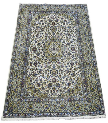 Lot 453 - A Kashan carpet, signed by master weaver Shadsar