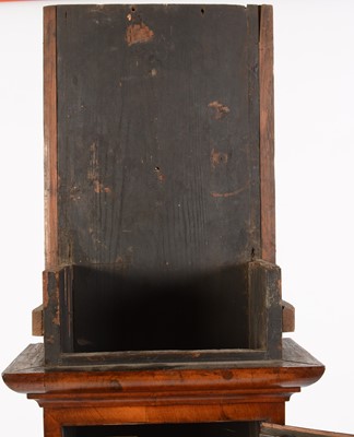 Lot 479 - William Prevost, Newcastle: A very rare late 17th Century three train walnut longcase clock.