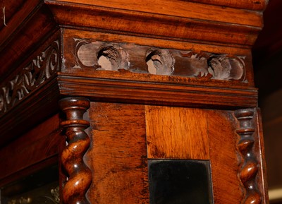 Lot 479 - William Prevost, Newcastle: A very rare late 17th Century three train walnut longcase clock.