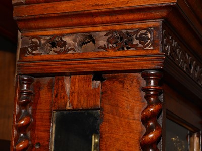 Lot 479 - William Prevost, Newcastle: A very rare late 17th Century three train walnut longcase clock.