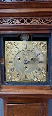 Lot 479 - William Prevost, Newcastle: A very rare late 17th Century three train walnut longcase clock.