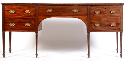 Lot 551 - A Georgian mahogany sideboard