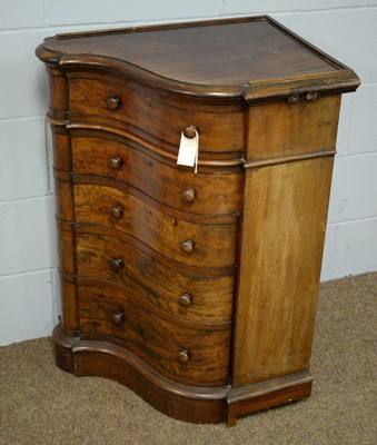 Lot 22 - A late Victorian mahogany corner unit