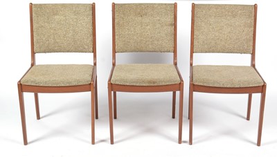 Lot 658 - Kurt Østervig for Jason Möbelfabrik, Denmark: 'Eva' dining table; and six associated chairs.