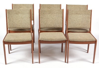 Lot 658 - Kurt Østervig for Jason Möbelfabrik, Denmark: 'Eva' dining table; and six associated chairs.