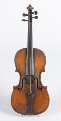 Lot 839 - Frederick Daniel Mahoney Violin, another and bow.