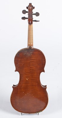 Lot 839 - Frederick Daniel Mahoney Violin, another and bow.
