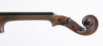 Lot 839 - Frederick Daniel Mahoney Violin, another and bow.