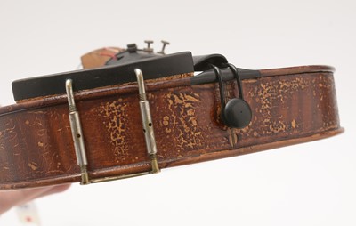 Lot 839 - Frederick Daniel Mahoney Violin, another and bow.