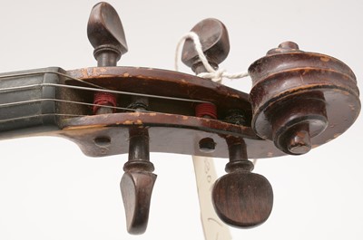 Lot 839 - Frederick Daniel Mahoney Violin, another and bow.