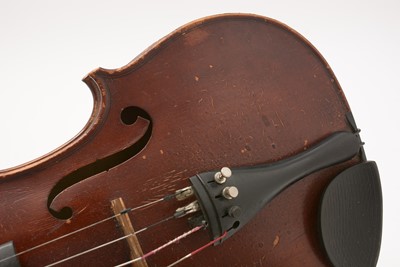 Lot 839 - Frederick Daniel Mahoney Violin, another and bow.