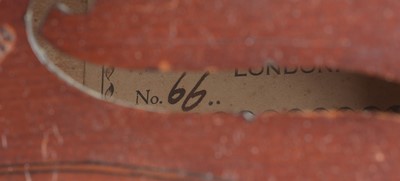 Lot 839 - Frederick Daniel Mahoney Violin, another and bow.