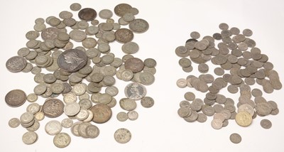 Lot 170 - A collection of GB silver and other coinage