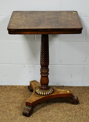 Lot 26 - A William IV mahogany side table