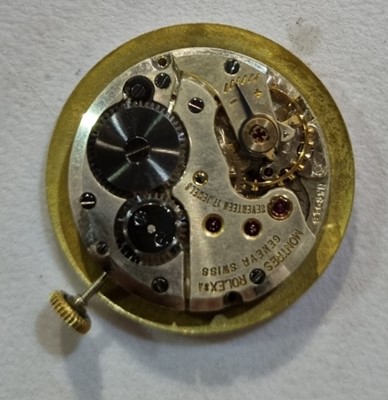 Lot 10 - Rolex Precision: a 9ct yellow gold cased wristwatch