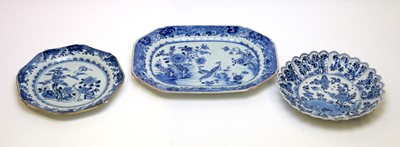 Lot 429 - Three Chinese blue and white plates