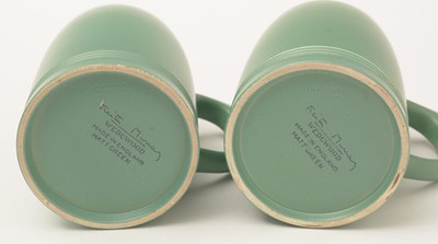 Lot 601 - A set of eight Wedgwood mugs designed by Keith Murray.