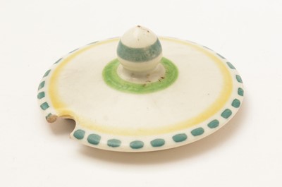 Lot 602 - A 1930s Poole Pottery Art Deco preserve jar and cover