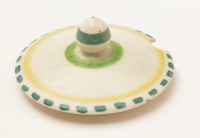 Lot 602 - A 1930s Poole Pottery Art Deco preserve jar and cover