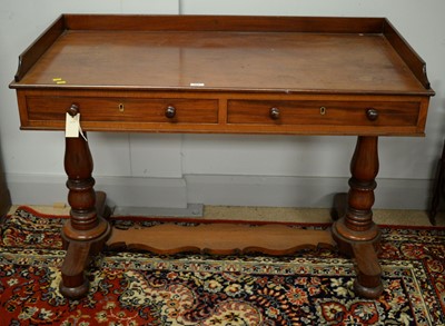 Lot 245 - A Victorian mahogany washstand