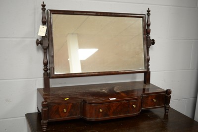 Lot 30 - A William IV toilet mirror.