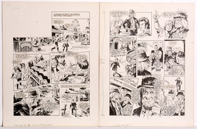 Lot 1447 - Original Comics Artwork