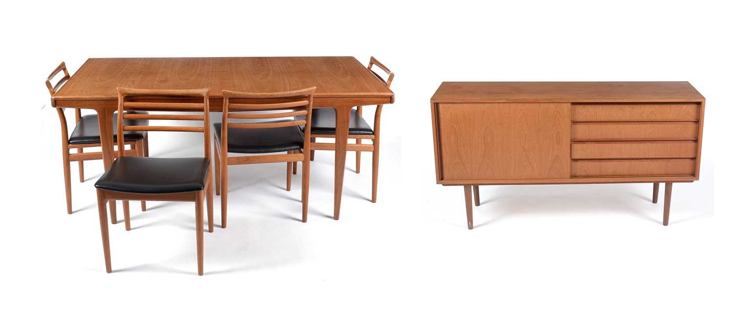 Lot 624 - Steens of Denmark: dining room suite.