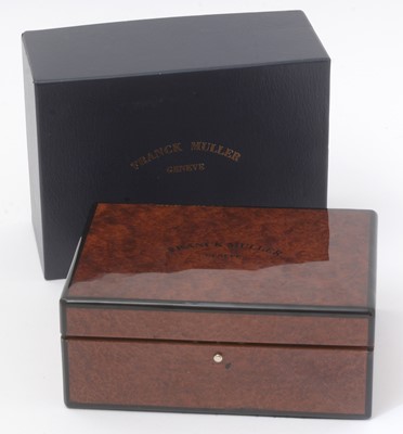 Lot 571 - Franck Muller Cintree Curvex: an 18ct yellow gold-cased automatic wristwatch