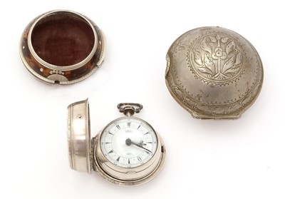 Lot 4 - Edward Prior, London: a mid-19th Century quadruple cased pocket watch
