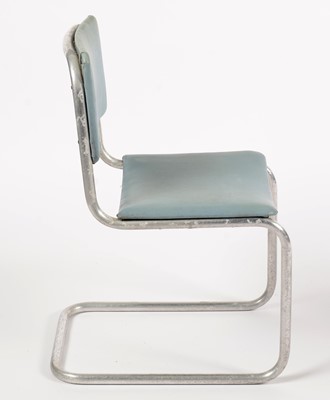 Lot 636 - Brituma, Gateshead on Tyne: a set of four 1930's tubular metal chairs.