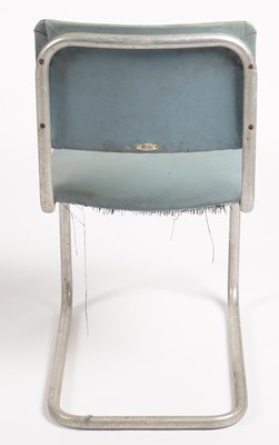 Lot 636 - Brituma, Gateshead on Tyne: a set of four 1930's tubular metal chairs.