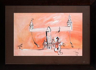 Lot 712 - Antoni Sulek - gouache