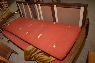 Lot 632 - Guy Rogers: a 1960's teak 'Manhattan' sofa bed.