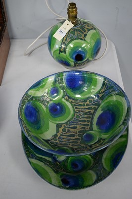 Lot 316 - Contemporary Dartington Pottery dish; and other items.